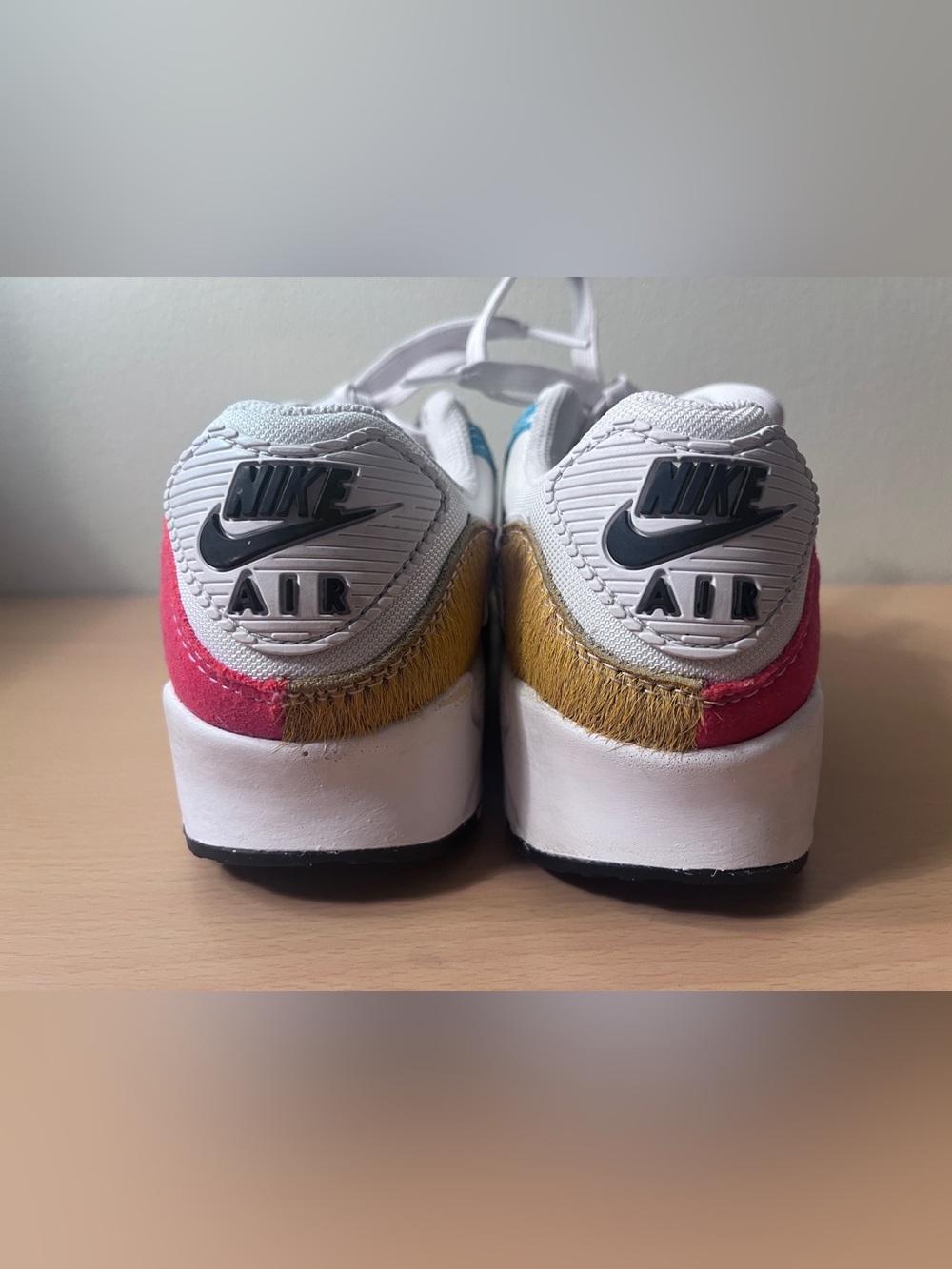 Nike Air Max 90 Safari Mix Animal White Women’s Shoes Size 6.5 - Picture 5 of 13